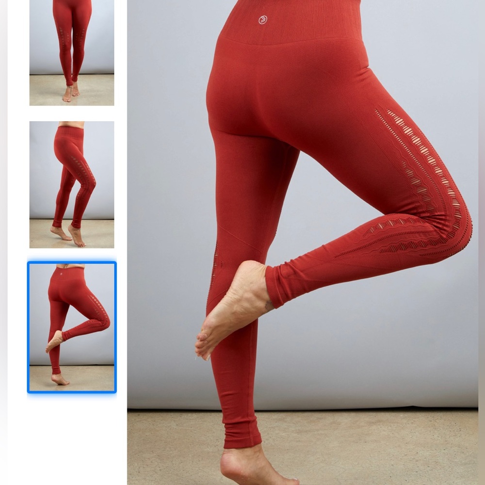 Savvi mantra leggings in clay